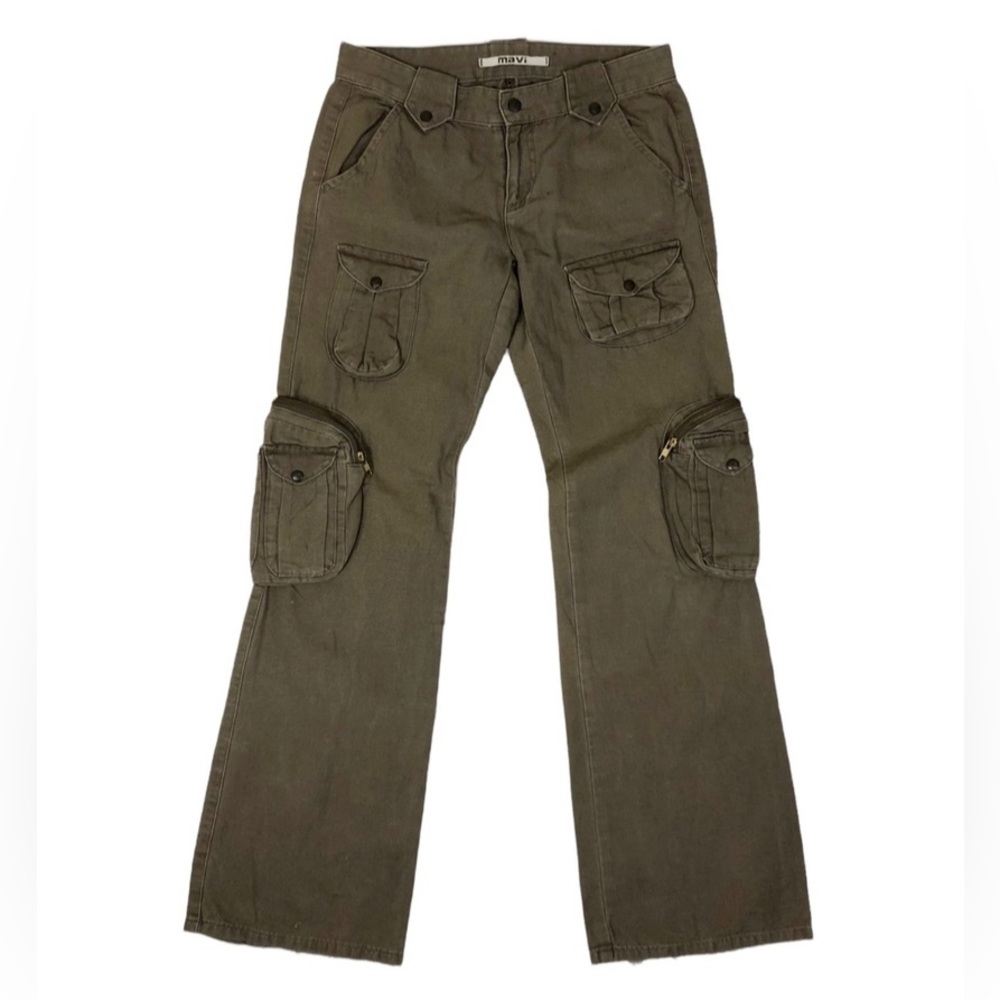 Japanese Brand Mavi Multipocket Flared Cargo Pants